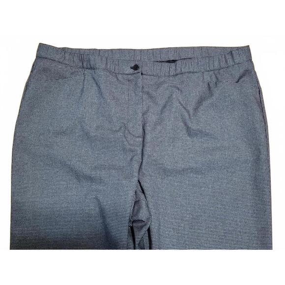 Catherines‎ Houndstooth Pattern Wide Leg Slacks Plus Size 22WP - Picture 2 of 6